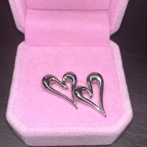 Sterling Silver Heart Earrings